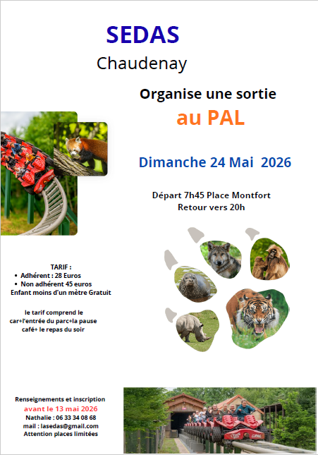 Affiche  sortie LE PAL