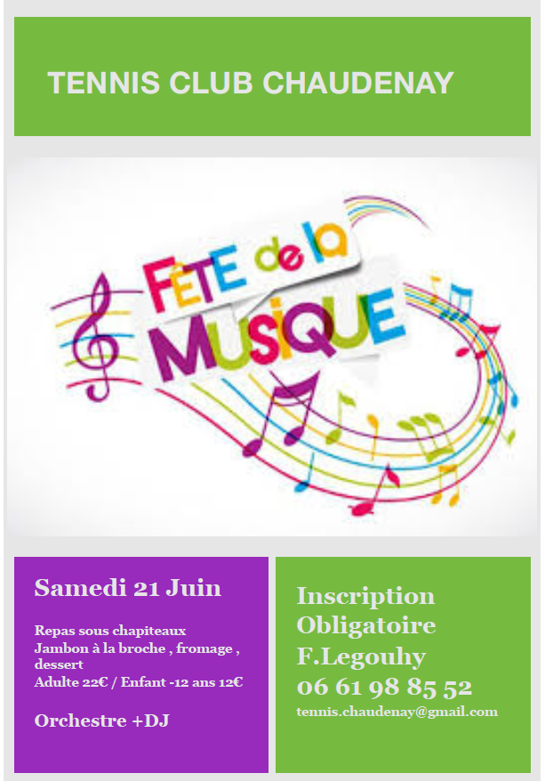 Soirée du club de tennis